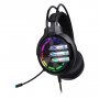 Гарнитура полноразмерная игровая SmartBuy SBHG-9800 GUNNER, подсветка, 40мм, 1.8м, 2 х 3,5+USB