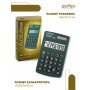 Perfeo калькулятор PF_C3703, карманный, 8-разр., зелёный