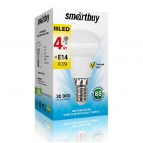Лампа светодиодная R39 E14 4W 3000K Smartbuy