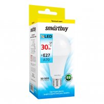 Лампа светодиодная A70 E27 30W 3000K Smartbuy