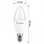 Лампа светодиодная C37 E14 15W 4000K Smartbuy