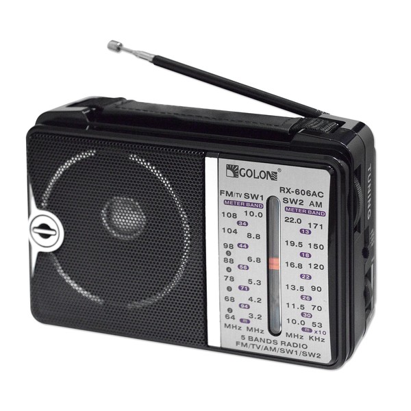Радиоприемник GOLON RX-606AC (FM/AM/SW1/SW2 радио)