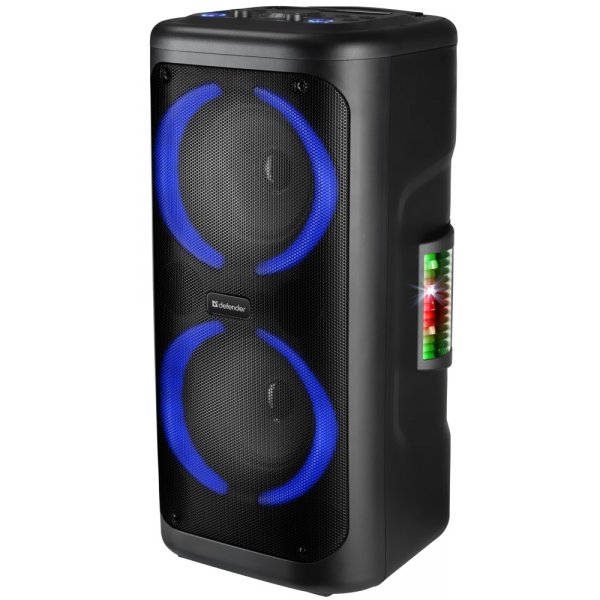 Колонка портативная Defender Supernova Bluetooth, 60Вт, USB/TF/AUX/FM/EQ/TWS, чёрный