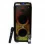 Акустическая колонка Dialog Oscar AO-200 2x5.5" 45W RMS, Karaoke, Bluetooth, FM+USB+SD, TWS, LED подсветка