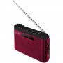 I70RED Perfeo мини-аудио Тайга, УКВ+FM, MP3, USB, TF, AUX, 1800 mAh, бордовый