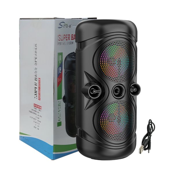 Колонка Bluetooth ZQS-4259, 12Вт, (BT/TF/USB/FM/TWS/микрофон. вход) (12)