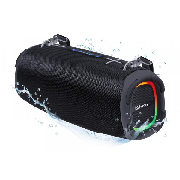 Колонка портативная Defender Beatbox 80 80Вт, BT/IPX6/EQ/USB/TF/AUX