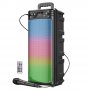 Колонка Bluetooth GFPoWeR MK1, 20Вт, USB/TF/FM/AUX/TWS, RGB подсветка, микрофон (6)