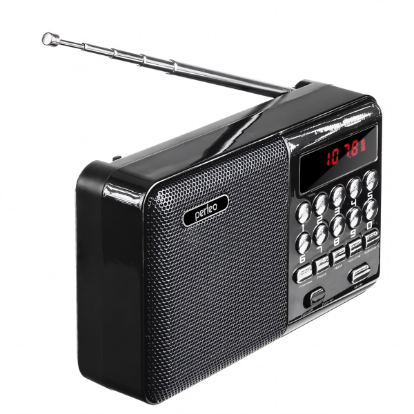 PF_D0566 Perfeo радиоприёмник цифровой "PALM" Next FM 87.5-108мГц/MP3/ Bluetooth 5.3/чёрный