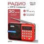 PF_D0565 Perfeo радиоприёмник цифровой "PALM" Next FM 87.5-108мГц/MP3/ Bluetooth 5.3/красный