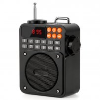 PF_E2145 Perfeo радиоприемник цифровой АЗИМУТ FM 87-108 МГц/ MP3/ BT 5.3/ Фонарик/ 1200 mAh/ чёрный