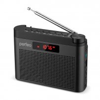 PF_D0569 Perfeo радиоприемник цифровой ТАЙГА Next FM+ 66-108МГц/MP3/Bluetooth 5.3/USB, серый