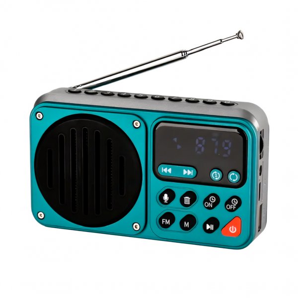 PF_D0575 Perfeo радиоприёмник цифровой "Pilot" FM 87.5-108мГц/MP3/ Bluetooth 5.3/ серый