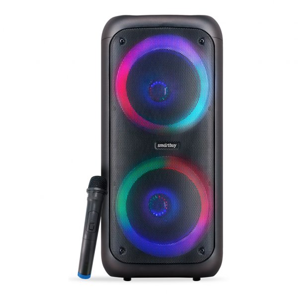 SBS-5240 Портативная Bluetooth-колонка SmartBuy LAVA 2.0, 48Вт, USB, AUX, TF, FM, RGB подсветка, микрофон