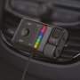 Bluetooth аудио-ресивер (AUX/USB) Deppa, Car Kit, BT 5.3, ENC, Bass Boost, 90 mAh, чёрный