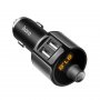 FM-трансмиттер Hoco E19 (2USB: MP3+2,4A), с дисплеем, серый