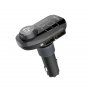 FM-трансмиттер Hoco E45 Bluetooth, 2USB, 2,4A, TF, с дисплеем, чёрный