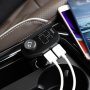 FM-трансмиттер Hoco E45 Bluetooth, 2USB, 2,4A, TF, с дисплеем, чёрный