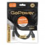 Кабель GoPower USB-A (M) - USB-B (M) 1.8м, Premium Zip-Lock, д/принтера, чёрный