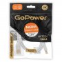 Кабель GoPower USB-A (M) - USB-B (M) 1.8м, Premium Zip-Lock, д/принтера, белый