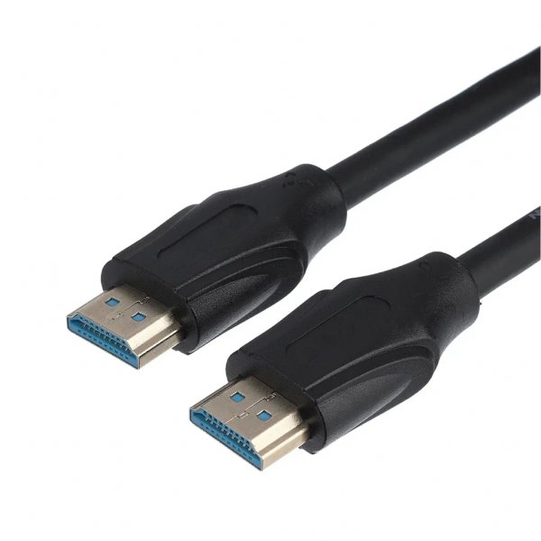 Кабель HDMI (M) - HDMI (M), 5м, GoPower, ver.1.4, ПВХ чёрный в пакете