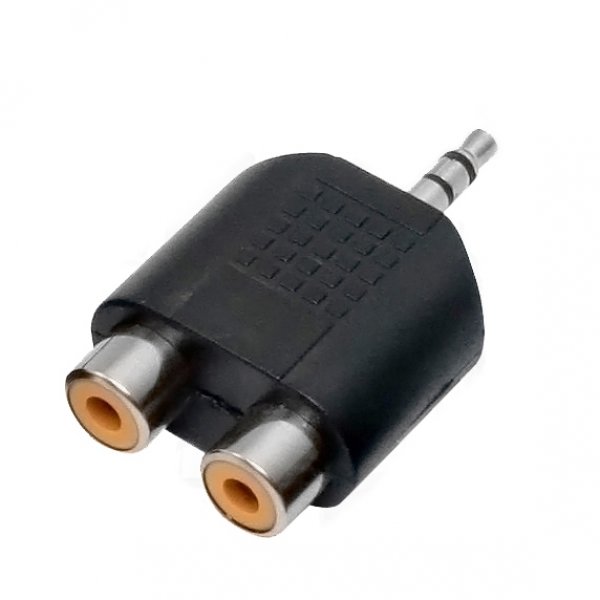 Переходник Jack 3.5мм - 2xRCA (шт/гн) стерео, Сигнал