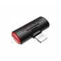 Переходник 8-pin M - 8-pin F (music) + 8-pin F (charge), Borofone, BV6, чёрный