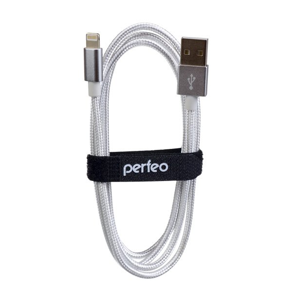 Кабель USB - 8-pin Perfeo I4302, белый, длина 3м. (50)