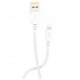 Кабель USB - 8-pin GFPoWeR F08L, 1м, 3.6A, белый ПВХ (120.480)