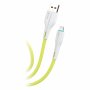 Кабель USB - 8-pin GFPoWeR F16L, индикация, 1м, 3.6A, жёлтый ПВХ (120.480)
