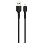 Кабель USB - 8-pin GFPoWeR 42L, 1м, 2.4A, чёрный TPE (200.800)