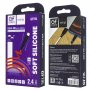 Кабель USB - 8-pin GFPoWeR 19L, 1м, 2.4A, красный силикон (120.480)