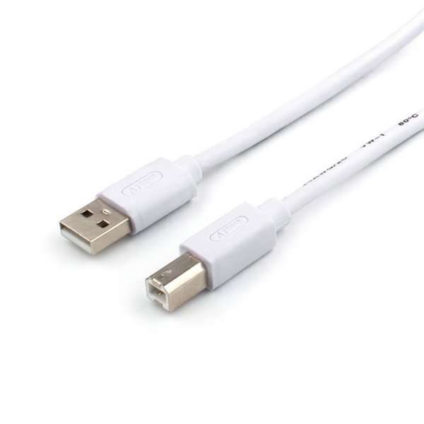Кабель ATcom AT0109 USB 2.0 A вилка - B вилка, д/принтера, 5 м