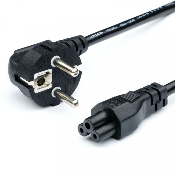 Кабель питания ATcom AT15270 CEE 7/7- IEC 320 C5 (3-pin) 1.8 м [чебурашка]