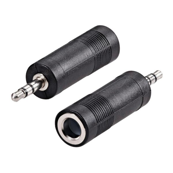 Переходник Jack 3.5мм (M) - Jack 6.3мм (F), GoPower, Premium Zip-Lock c подвесом