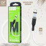 Кабель USB - micro-USB GFPoWeR MAG18M, магнитный, 1м, 2.4A, белый ПВХ (200.800)