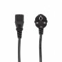 Кабель питания (RCC-001) Ritmix CEE 7/7- IEC 320 C13 1.5м, чёрный [для компьютера]