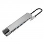 Конвертер Perfeo USB Type-C - 2xType-C + Ethernet + HDMI + VGA + 2xUSB + SD + TF, (PF-Type-C-14)