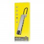 Конвертер Perfeo USB Type-C - 2xType-C + Ethernet + HDMI + VGA + 2xUSB + SD + TF, (PF-Type-C-14)