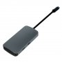 Конвертер Perfeo USB Type-C - 2xType-C + 3xUSB, (PF-Type-C-19)