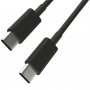 Кабель Type-C - Type-C Ritmix RCC-431PD, чёрный пластик штекер, 1 м, круглый чёрный ПВХ, 3.1A