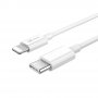 Кабель 8-pin - Type-C GFPoWeR PD10L, 1м, 20Вт, белый ПВХ (120.480)