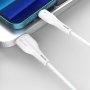 Кабель USB - Type-C GFPoWeR F16T, индикация, 1м, 3.6A, чёрный ПВХ (120.480)