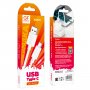 Кабель USB - Type-C GFPoWeR X31UT, 1м, 3.0A, белый ПВХ (30/420)