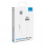 Deppa Дата-кабель USB - 30-pin для Apple, 1.2м, белый