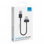 Deppa Дата-кабель USB - 30-pin для Apple, 1.2м, чёрный