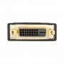 Переходник HDMI (M) - DVI-D (F), GoPower, Premium Zip-Lock c подвесом, чёрный
