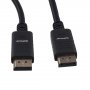 Кабель GoPower Displayport (M) - Displayport (M), 1.8 м., ПВХ ver.1.4, чёрный Premium