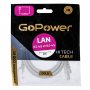 Патч-корд GoPower RJ-45 (m)-RJ-45 (m) 2.0м кат.5е ПВХ 26AWG серый в пакете