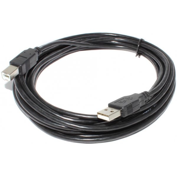 Кабель USB 2.0 A вилка - B вилка, Smartbuy, 5 м (K-570-80)/20